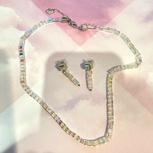 Swarovski Necklace and Earrings